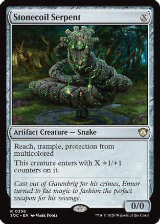 Stonecoil Serpent  [Commander: Secrets of Strixhaven]