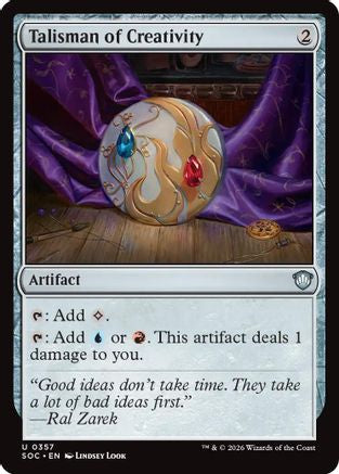 Talisman of Creativity  [Commander: Secrets of Strixhaven]