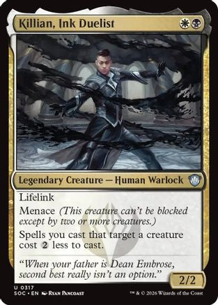 Killian, Ink Duelist  [Commander: Secrets of Strixhaven]