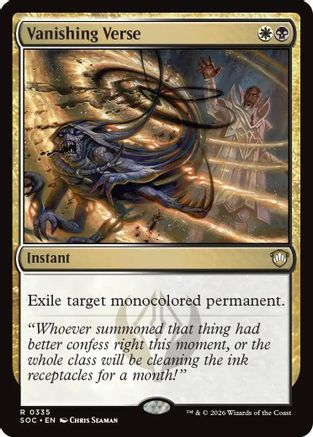 Vanishing Verse  [Commander: Secrets of Strixhaven]