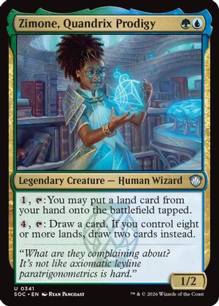 Zimone, Quandrix Prodigy  [Commander: Secrets of Strixhaven]