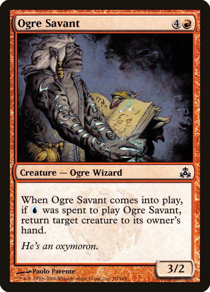 Ogre Savant [Guildpact] Foil