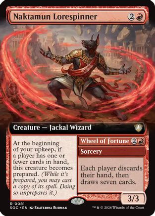 Naktamun Lorespinner (Extended Art)  [Commander: Secrets of Strixhaven]