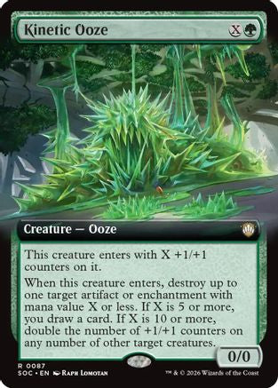 Kinetic Ooze (Extended Art)  [Commander: Secrets of Strixhaven]
