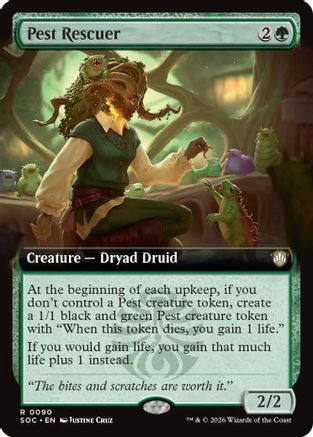 Pest Rescuer (Extended Art)  [Commander: Secrets of Strixhaven]