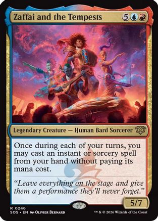 Zaffai and the Tempests  [Secrets of Strixhaven] Foil