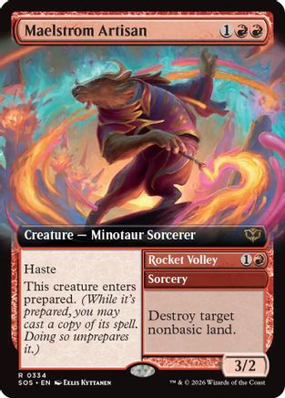 Maelstrom Artisan (Extended Art)  [Secrets of Strixhaven] Foil