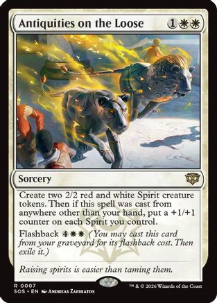 Antiquities on the Loose  [Secrets of Strixhaven] Foil