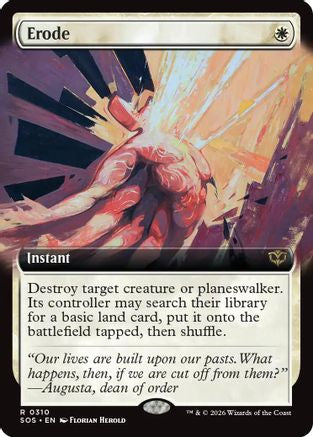 Erode (Extended Art)  [Secrets of Strixhaven] Foil