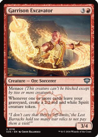 Garrison Excavator  [Secrets of Strixhaven] Foil