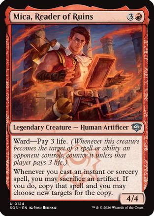 Mica, Reader of Ruins  [Secrets of Strixhaven] Foil