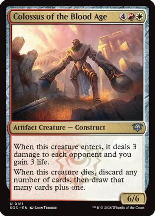 Colossus of the Blood Age  [Secrets of Strixhaven] Foil