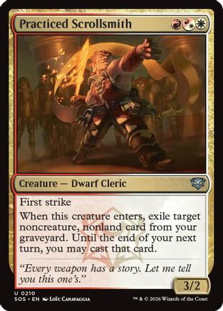 Practiced Scrollsmith  [Secrets of Strixhaven] Foil
