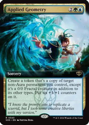 Applied Geometry (Extended Art)  [Secrets of Strixhaven]