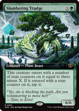 Slumbering Trudge (Extended Art)  [Secrets of Strixhaven] Foil