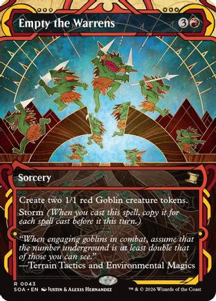 Empty the Warrens  [Secrets of Strixhaven: Mystical Archive] Foil