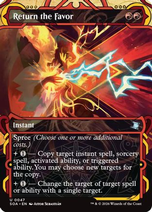 Return the Favor  [Secrets of Strixhaven: Mystical Archive] Foil