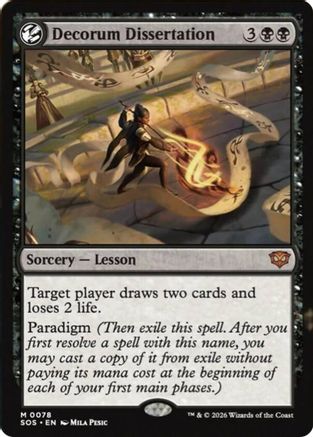Decorum Dissertation  [Secrets of Strixhaven] Foil