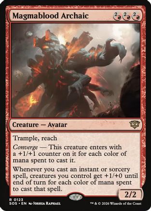 Magmablood Archaic  [Secrets of Strixhaven] Foil