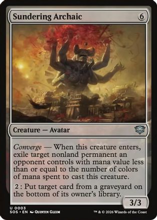 Sundering Archaic  [Secrets of Strixhaven]