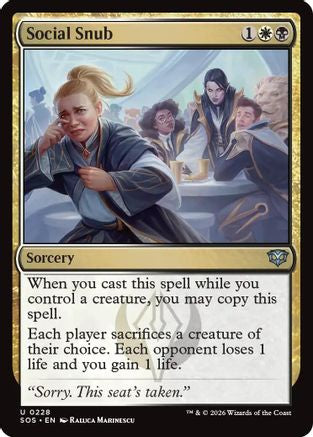 Social Snub  [Secrets of Strixhaven]