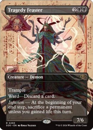 Tragedy Feaster (Borderless)  [Secrets of Strixhaven] Foil