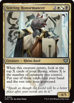Stirring Honormancer  [Secrets of Strixhaven]