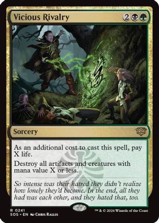 Vicious Rivalry  [Secrets of Strixhaven] Foil