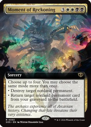 Moment of Reckoning (Extended Art)  [Secrets of Strixhaven]