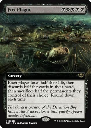 Pox Plague (Extended Art)  [Secrets of Strixhaven]