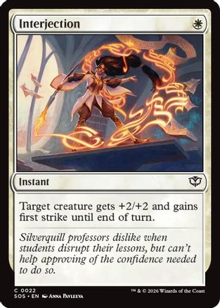 Interjection  [Secrets of Strixhaven]