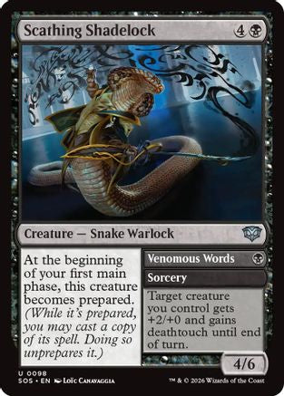 Scathing Shadelock  [Secrets of Strixhaven] Foil
