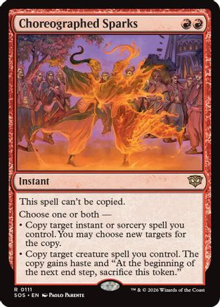 Choreographed Sparks  [Secrets of Strixhaven] Foil