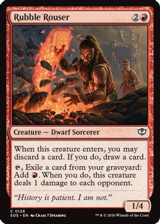 Rubble Rouser  [Secrets of Strixhaven] Foil