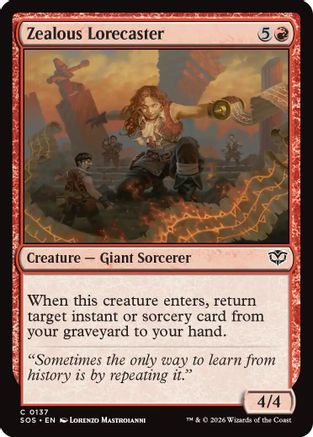 Zealous Lorecaster  [Secrets of Strixhaven]