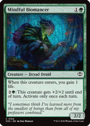 Mindful Biomancer  [Secrets of Strixhaven] Foil