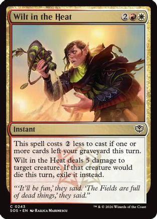 Wilt in the Heat  [Secrets of Strixhaven] Foil