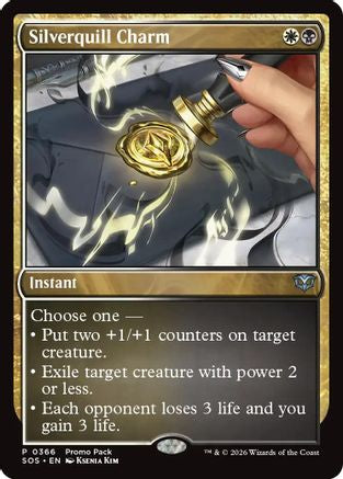 Silverquill Charm  [Promo Pack: Secrets of Strixhaven] Foil