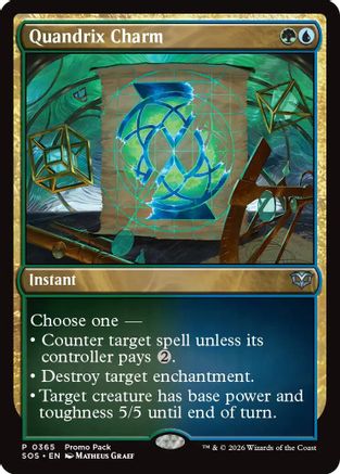 Quandrix Charm  [Promo Pack: Secrets of Strixhaven]