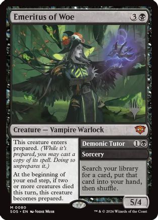 Emeritus of Woe  [Promo Pack: Secrets of Strixhaven]