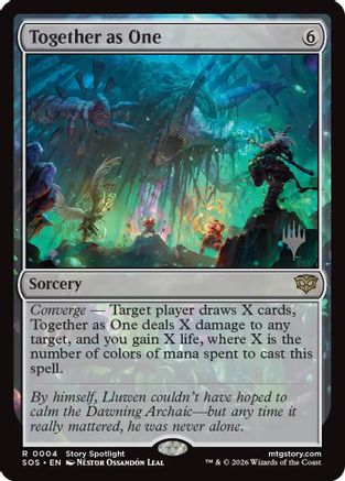Together as One  [Promo Pack: Secrets of Strixhaven] Foil