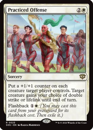 Practiced Offense  [Promo Pack: Secrets of Strixhaven]