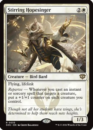 Stirring Hopesinger  [Promo Pack: Secrets of Strixhaven]