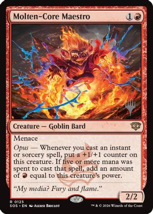 Molten-Core Maestro  [Promo Pack: Secrets of Strixhaven]