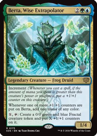 Berta, Wise Extrapolator  [Promo Pack: Secrets of Strixhaven]