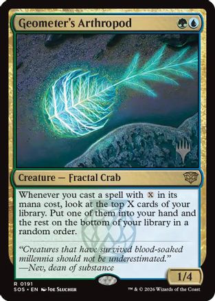 Geometer's Arthropod  [Promo Pack: Secrets of Strixhaven] Foil