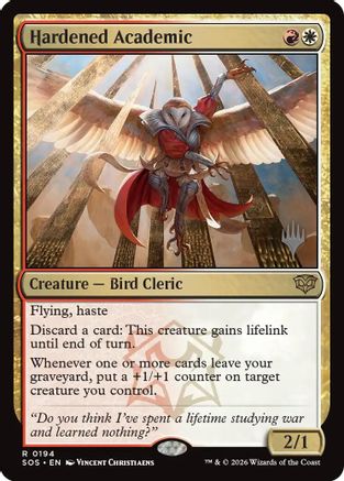 Hardened Academic  [Promo Pack: Secrets of Strixhaven]