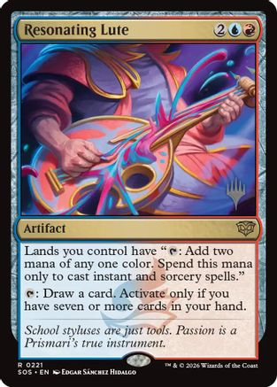 Resonating Lute  [Promo Pack: Secrets of Strixhaven]