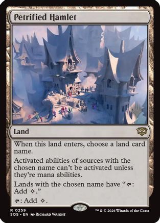 Petrified Hamlet  [Promo Pack: Secrets of Strixhaven]
