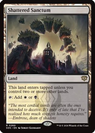 Shattered Sanctum  [Promo Pack: Secrets of Strixhaven] Foil